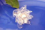 Anello fiore crystal - realizzato a mano