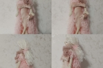 Bambola fatta a mano realizzata con stoffa