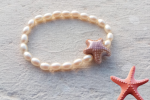 Bracciale perle stella marina