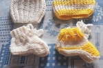 Cappellino e scarpine per bebè