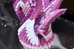 Cigno in origami 3d