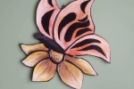 Farfalla in vetro tecnica Tiffany