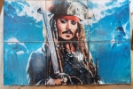 Jack Sparrow piastrelle di ceramica da appendere