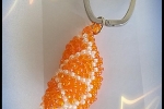Orange - Portachiavi a forma di spicchio d'arancia
