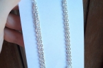 Orecchini pendenti con perla in vetro cerato da 4 mm lunghi