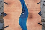 Orologio river legno e resina