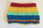 Pantaloncino colorato 6-18 mesi, all'uncinetto in lana