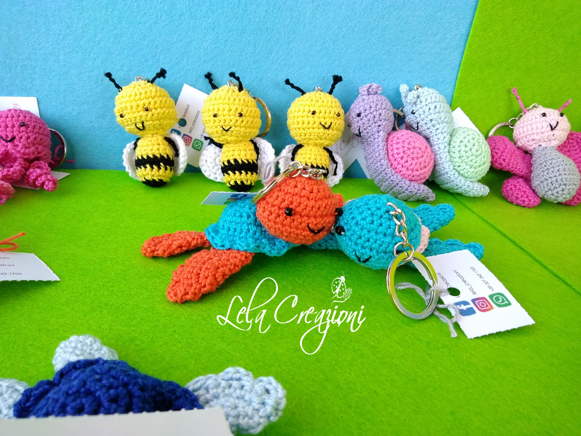 Creazioni Altro Animali Amigurumi Portachiavi Uncinetto