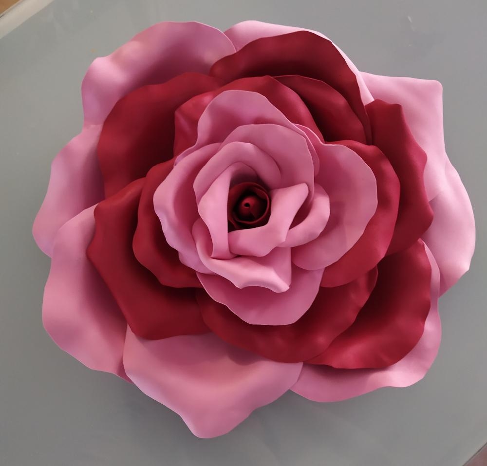Macro fiore rosa gigante finta - Vendita online - Consegna 24/48h