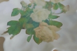 Svuotatasche in polvere di ceramica e decoupage con fiori