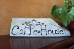 Targa in legno Coffee House